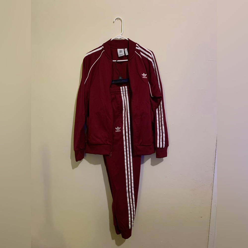 Adidas Tracksuit Complete Top & Bottoms Large